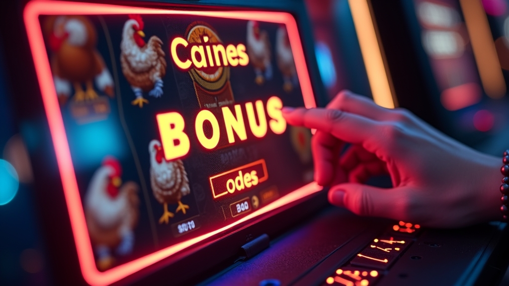 Eingabefeld für einen Bonuscode auf einem Spielbildschirm