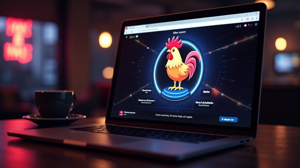 Spielstart im Browser ohne Download in dunkler Casino-Atmosphäre